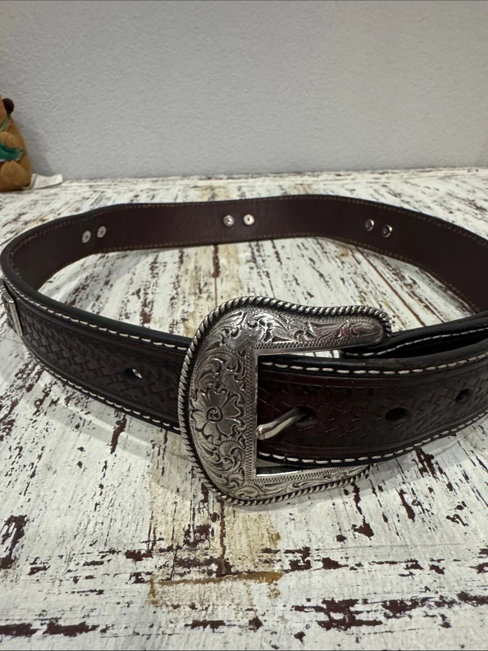 Nocona Kids Brown Leather Belt